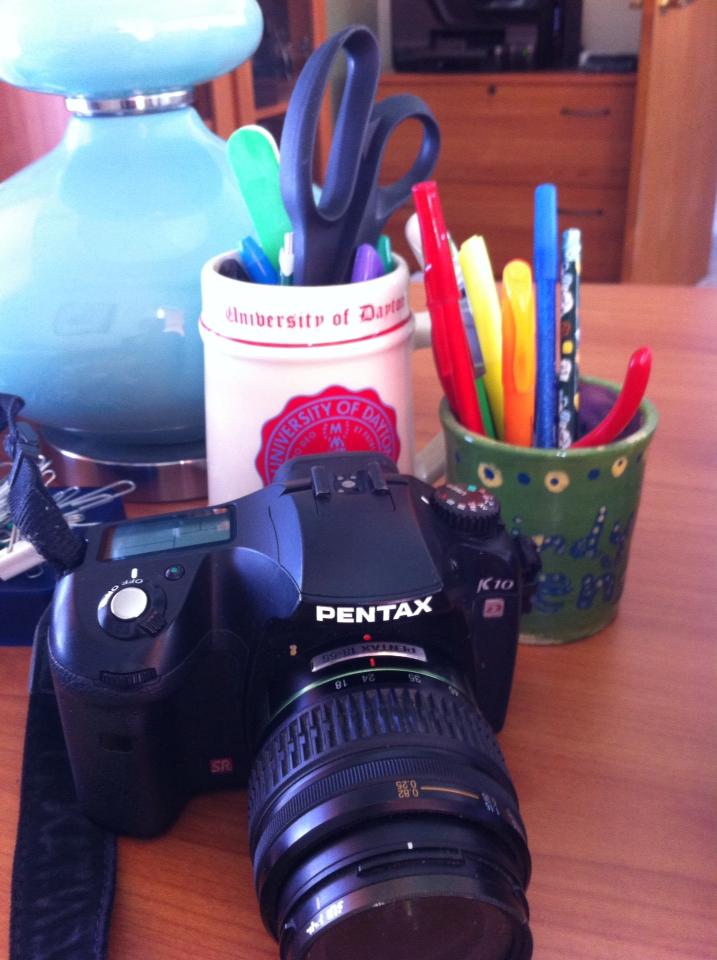pens and my camera